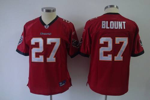 Buccaneers #27 LeGarrette Blount Red Women's Team Color Stitched NFL Jersey